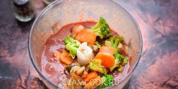 оладьи из куриной печени с овощами