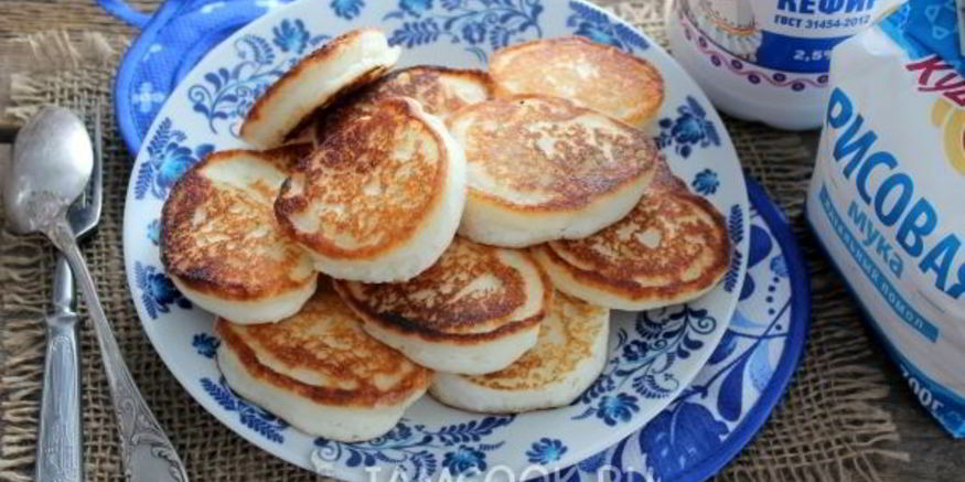 Рецепт оладий из рисовой муки