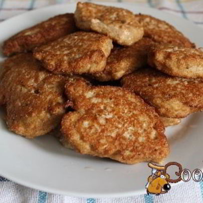 Оладьи из семги