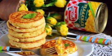 оладьи из сладкой кукурузы