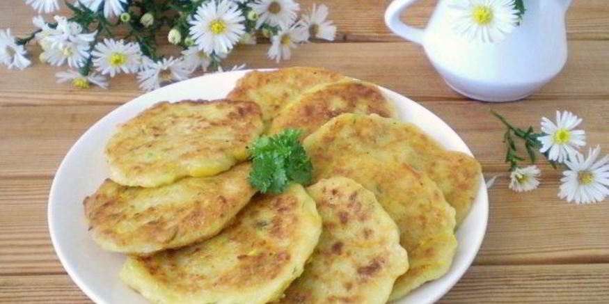 Рецепт оладий из тыквы и кабачков