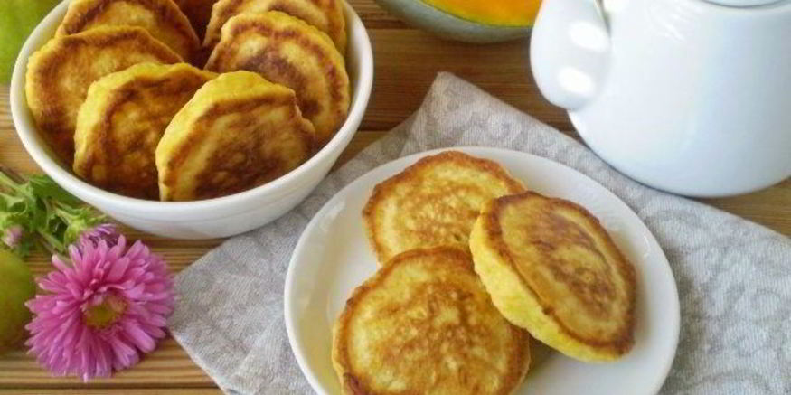 Рецепт оладий из тыквы на кефире