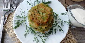 оладьи из зеленого лука с тмином