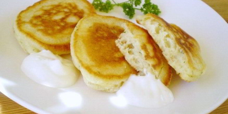 Рецепт оладий на кефире и дрожжах