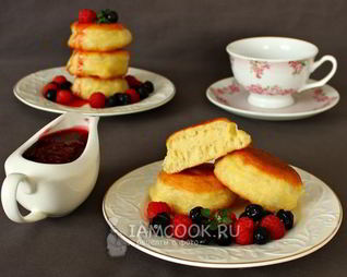 Оладьи на молоке и сухих дрожжах