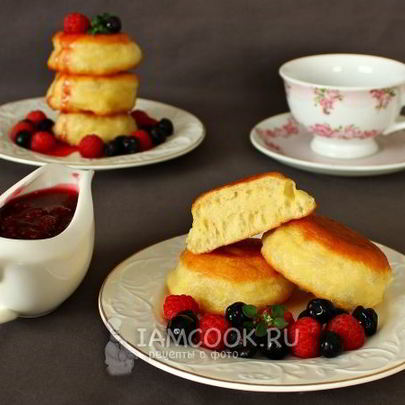 Оладьи на молоке и сухих дрожжах