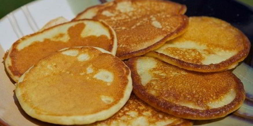 Рецепт оладий на воде с яйцами