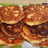 Рецепт Оладий с колбасой