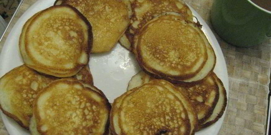 Рецепт оладий с начинкой