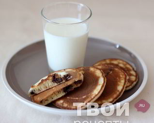 Оладьи с шоколадом