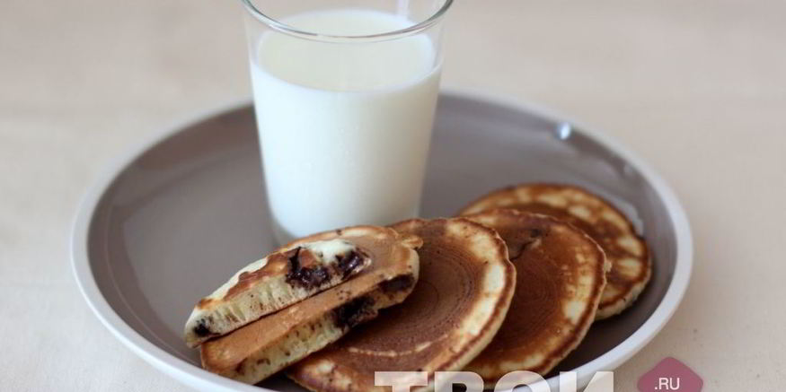 Рецепт оладий с шоколадом