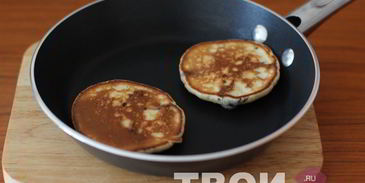 оладьи с шоколадом