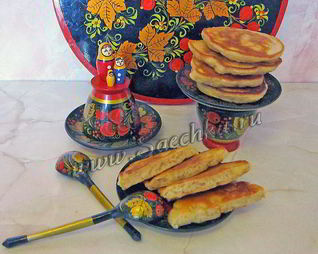 Оладьи с яблоками