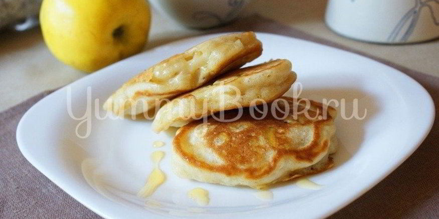 Рецепт оладий с яблоком