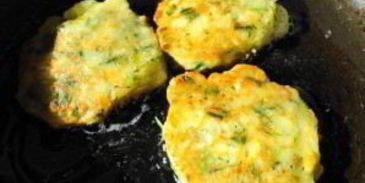 оладьи с зеленью