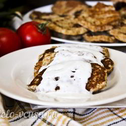 Куриные оладьи