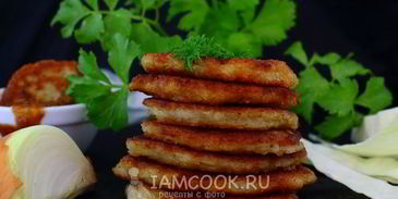 постные капустные оладьи