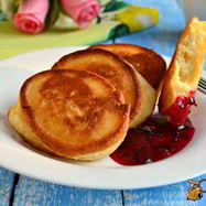 Рецепт Пышных оладий на манной крупе