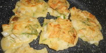 рыбные оладьи с тилапией