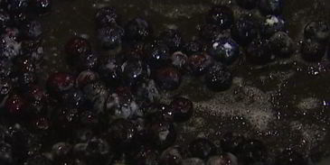 сладкие оладушки с ягодами и йогуртом