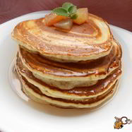 Рецепт Сладких оладий с яблочным сиропом