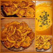 Рецепт Тыквенных оладий с отрубями и семечками