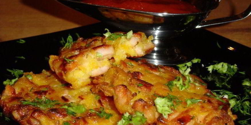 Рецепт тыквенных оладий солнышко