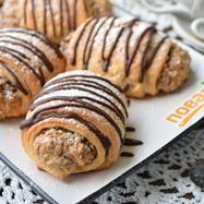 Рецепт Ореховых рулетиков из творожного теста