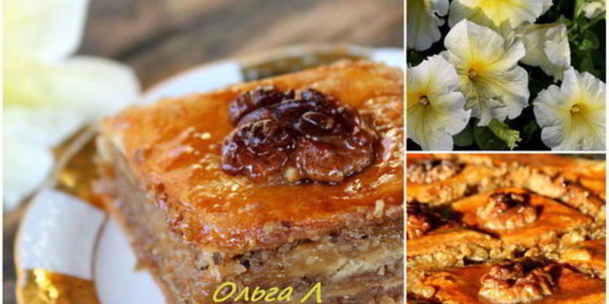 Рецепт пахлавы