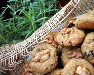 Апельсиново-розмариновое печенье из цельнозерновой муки