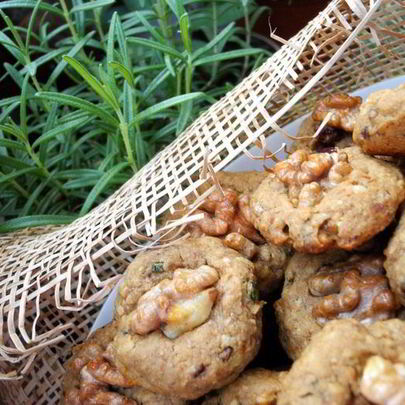 Апельсиново-розмариновое печенье из цельнозерновой муки