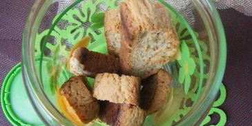 банановое печенье-бискотти