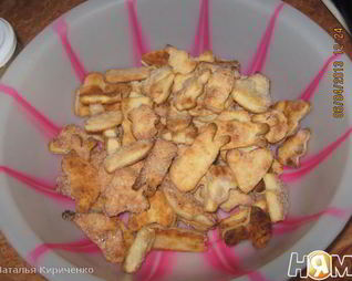 Детское творожное печенье