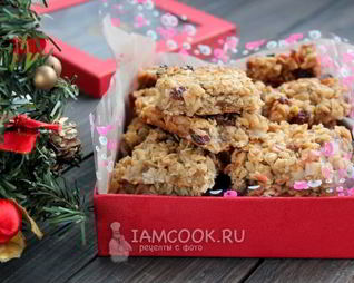 Флэпджек — овсяно-яблочное печенье