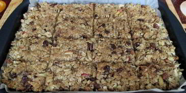 флэпджек — овсяно-яблочное печенье