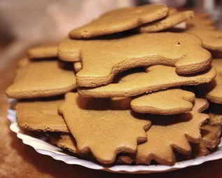 Имбирное печенье с какао