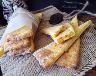 Картофельное печенье с сыром и прованскими травами