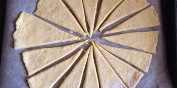 картофельное печенье с сыром и прованскими травами