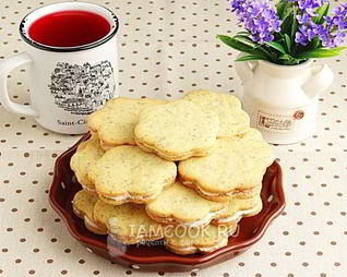 Лимонное печенье с кремом