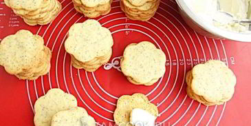 лимонное печенье с кремом