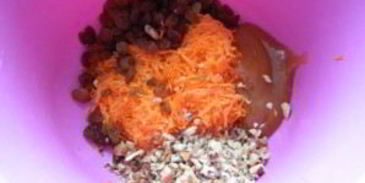 морковное печенье с овсяными хлопьями