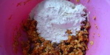 морковное печенье с овсяными хлопьями