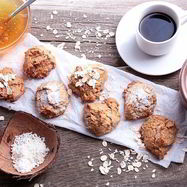 Рецепт Овсяного печенья с кокосовой стружкой