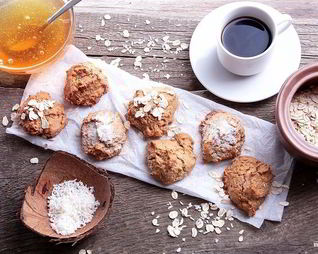 Овсяное печенье с кокосовой стружкой