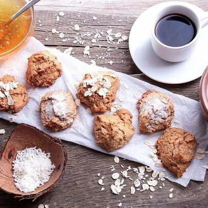 Овсяное печенье с кокосовой стружкой
