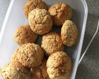 Печенье из геркулеса и блинной муки