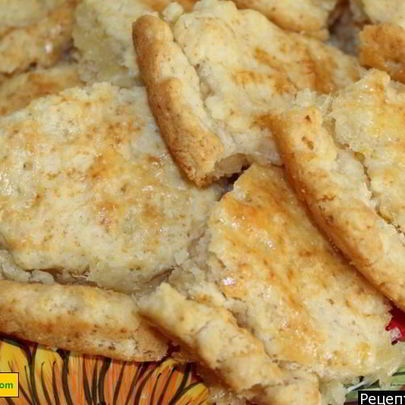 Печенье на маргарине с лимонами