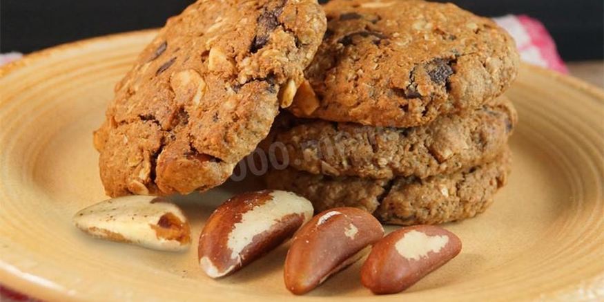 Рецепт печенья с бразильскими орехами