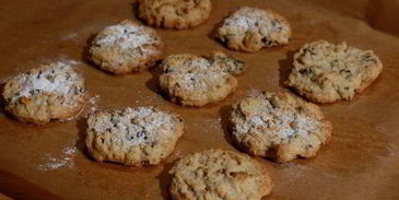 печенье с черносливом, грецкими орехами и корицей