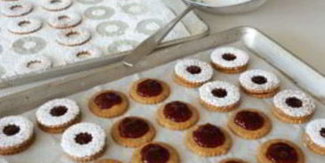 печенье с джемом